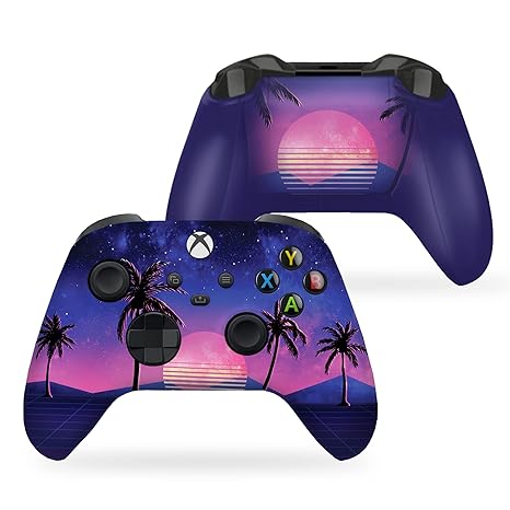 Vaporwave Grid Xbox Series X Controller