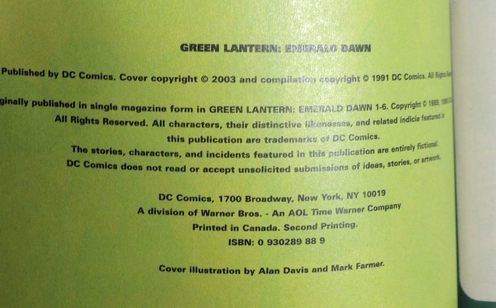 Green Lantern: Emerald Dawn