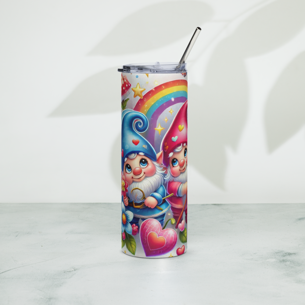 Valentine Gnomes Tumbler