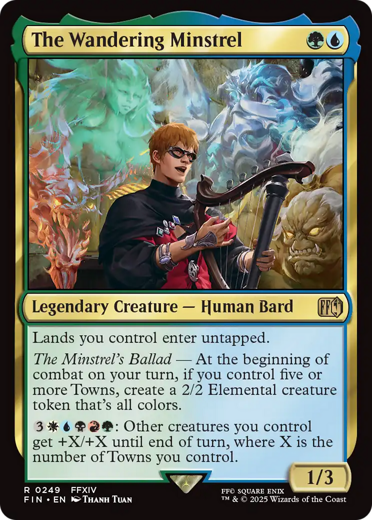 The Wandering Minstrel (FIN-249) - FINAL FANTASY Foil