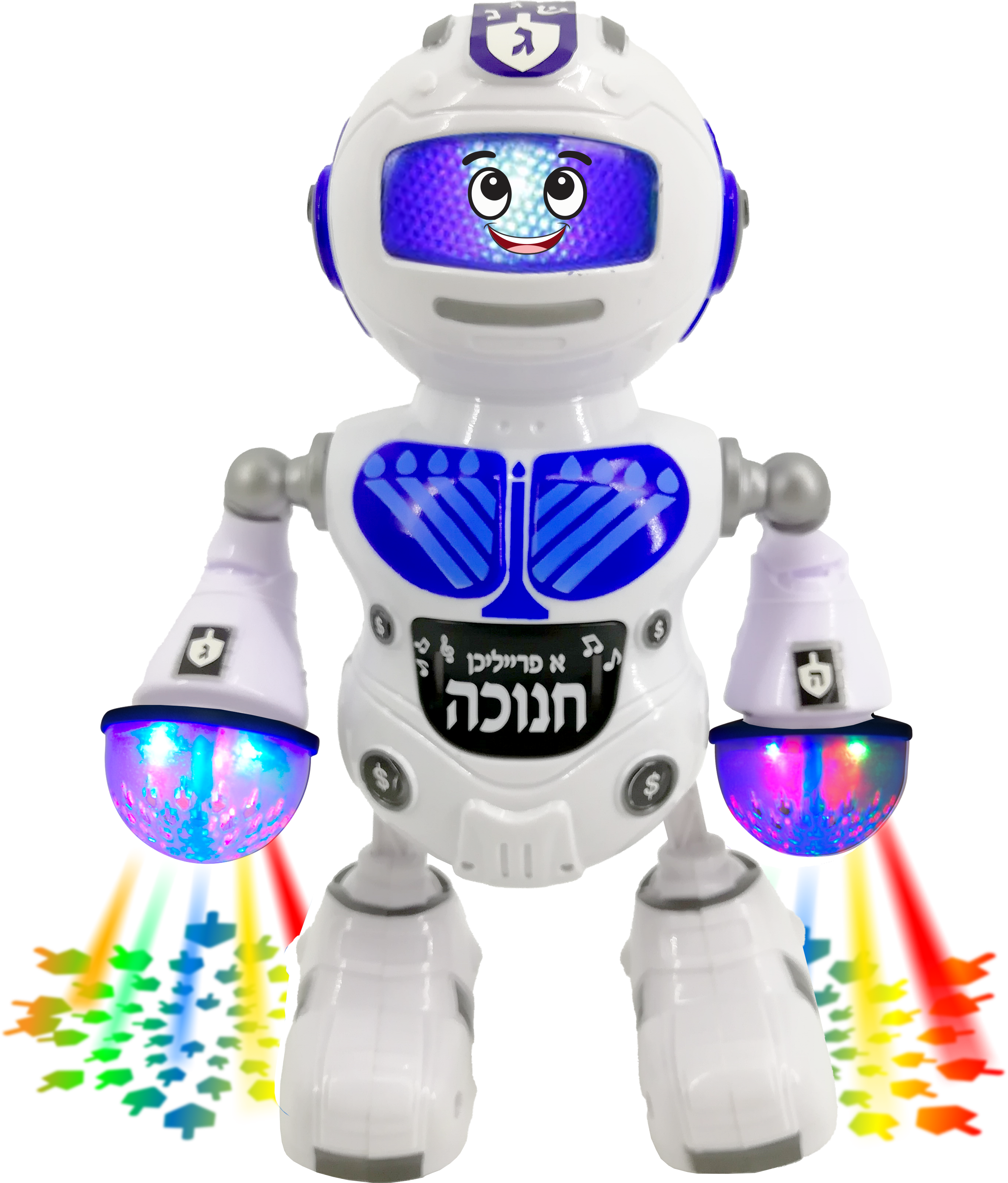 Chanukah Mentch Dancing Robot - Yiddish