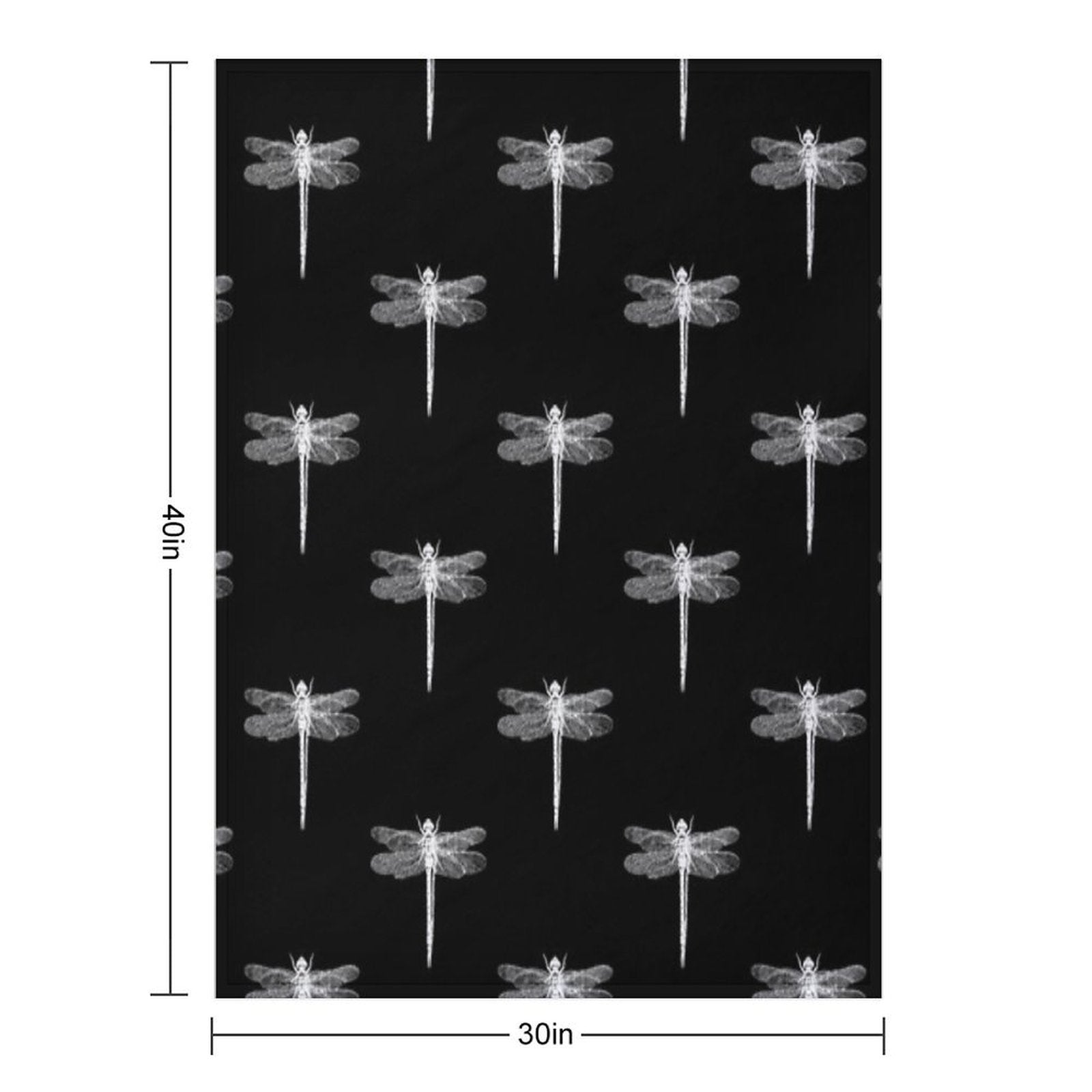 Dragonfly Throw Blanket