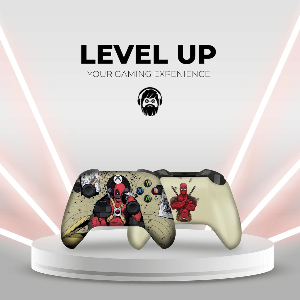 Z Deadpool Headshot Custom Wireless Xbox Controller – Compatible with Xbox One & Series X/S