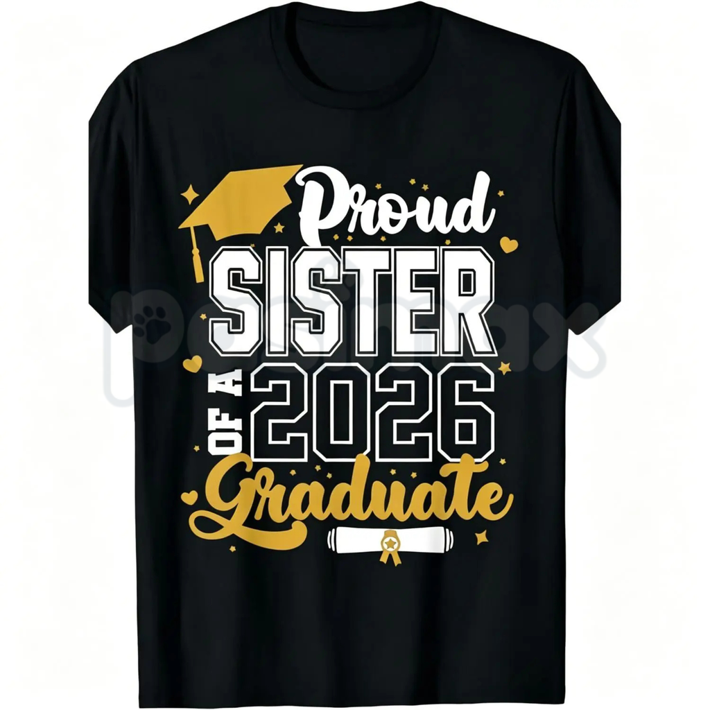 "Proud Mom" Class of 2026 Senior Shirt
