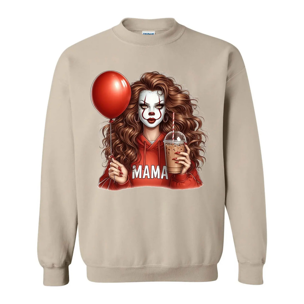 "Spooky Mama" Halloween Sweatshirt - Cool Mama Crewneck & Gift for Mom