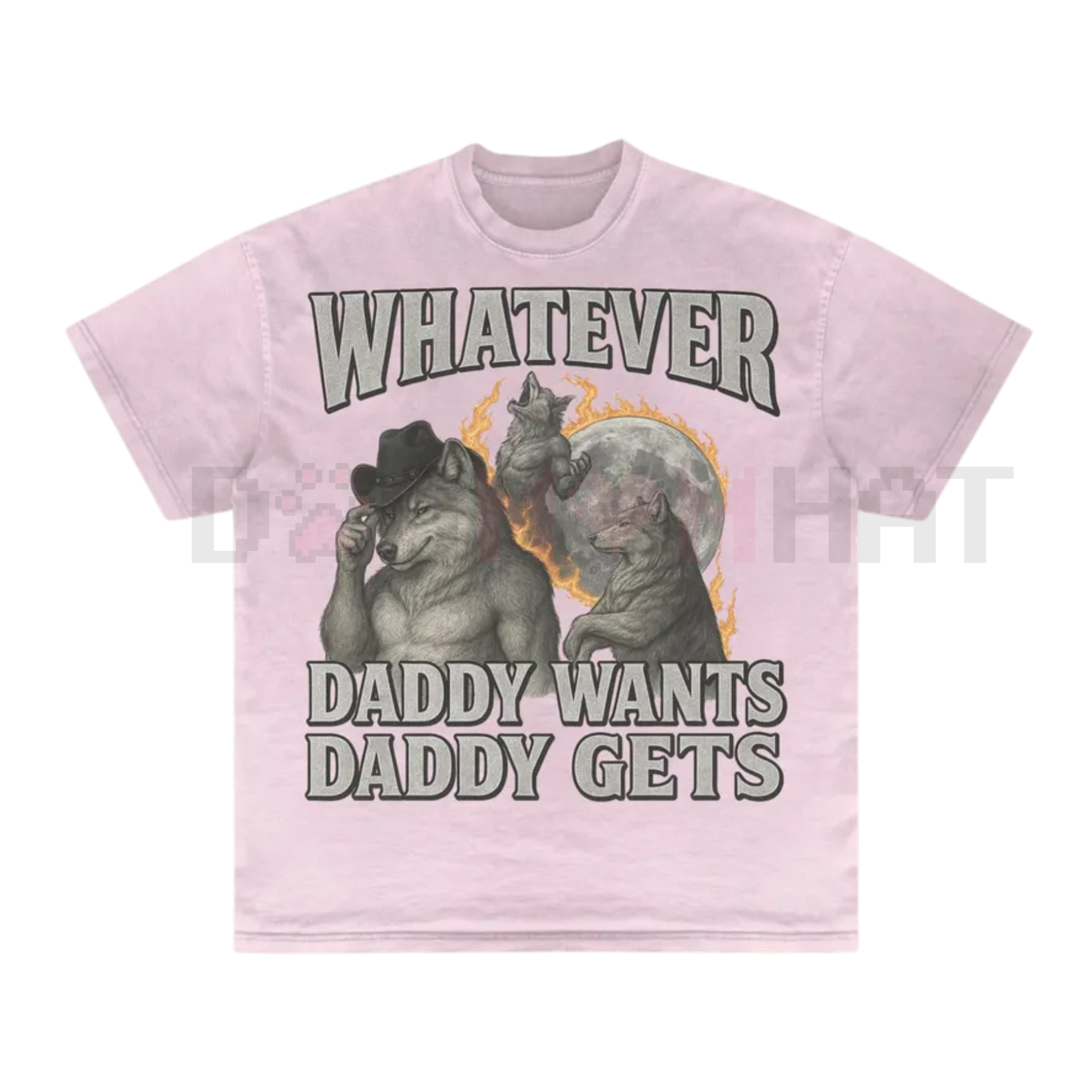 Edgy Viral Slogan T-Shirt – Unisex Dark Humor Werewolf Meme Cringe Apparel