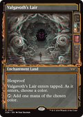 Valgavoth's Lair (DSK-327) - Duskmourn: House of Horror: (Showcase) Foil