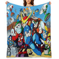Mega Man 2 Art Throw Blanket
