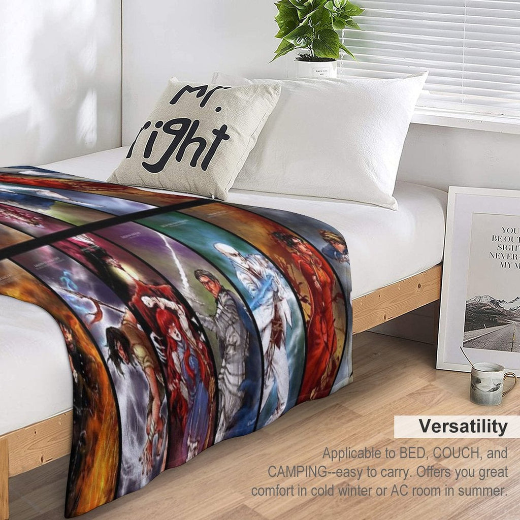 The Stormlight Archive Epic Fantasy Novel 2022 By Brandon Sanderson Character Fanart Collage Throw Blanket