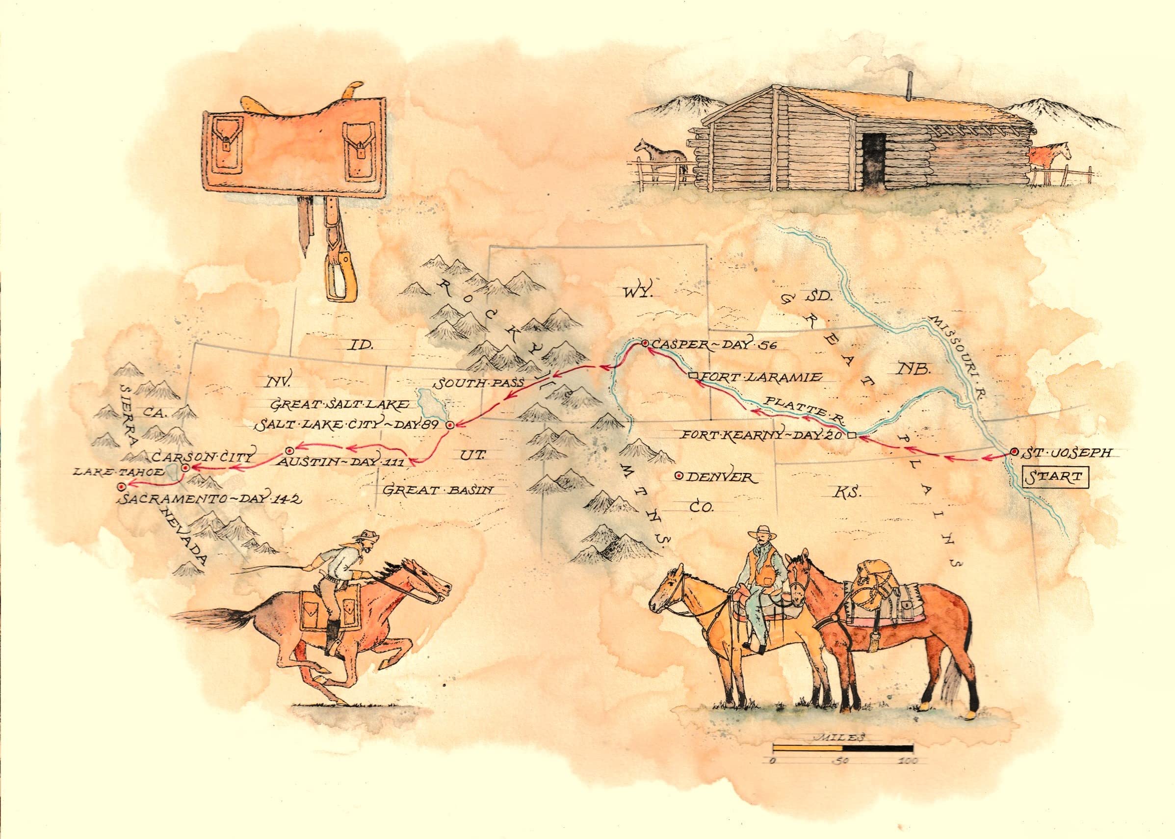 The Last Ride of the Pony Express: My 2,000-mile Horseback J