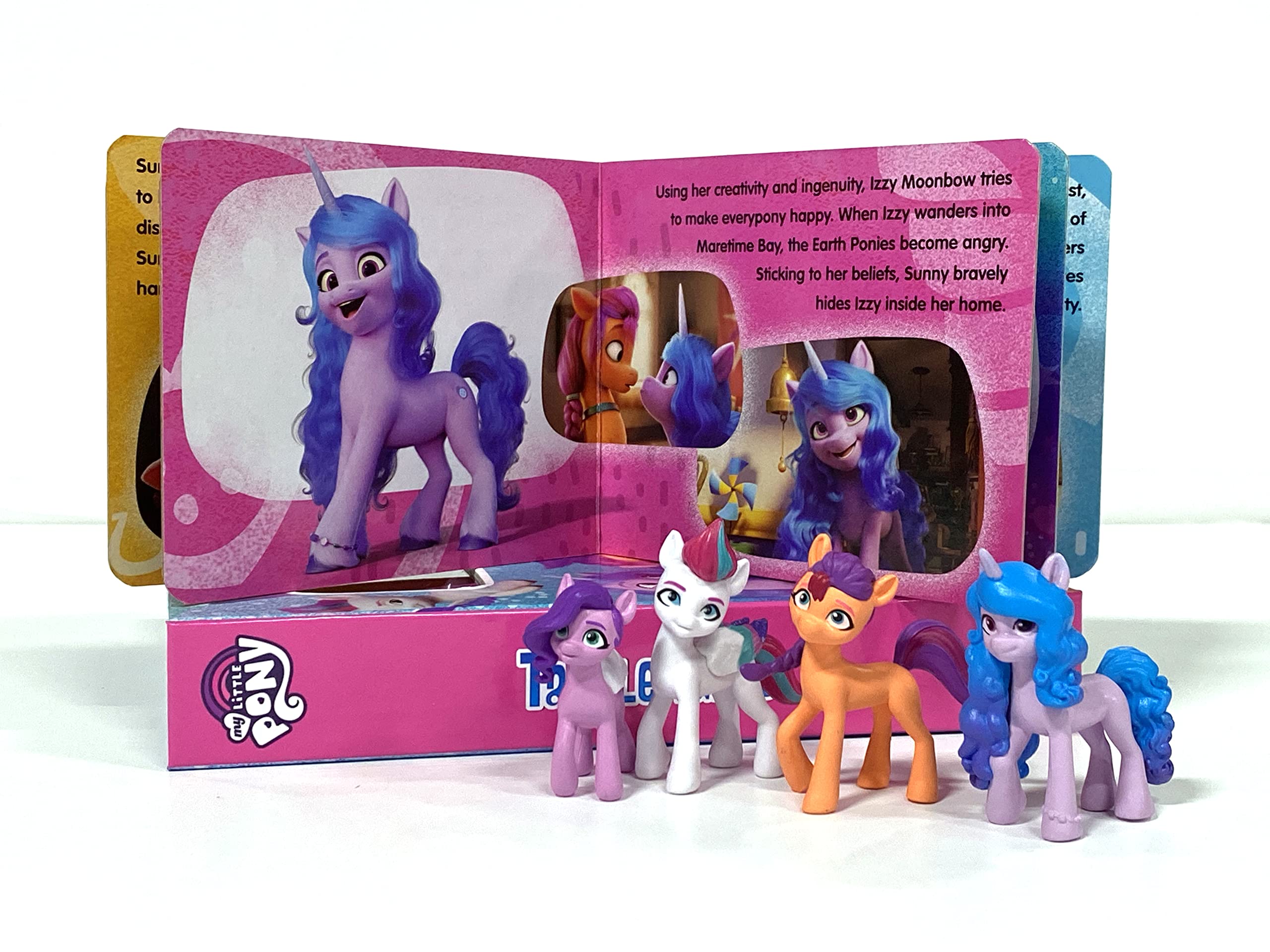 My Little Pony Tattle Tales - Activity Books for kids, 12-page storybook, 4 figurines