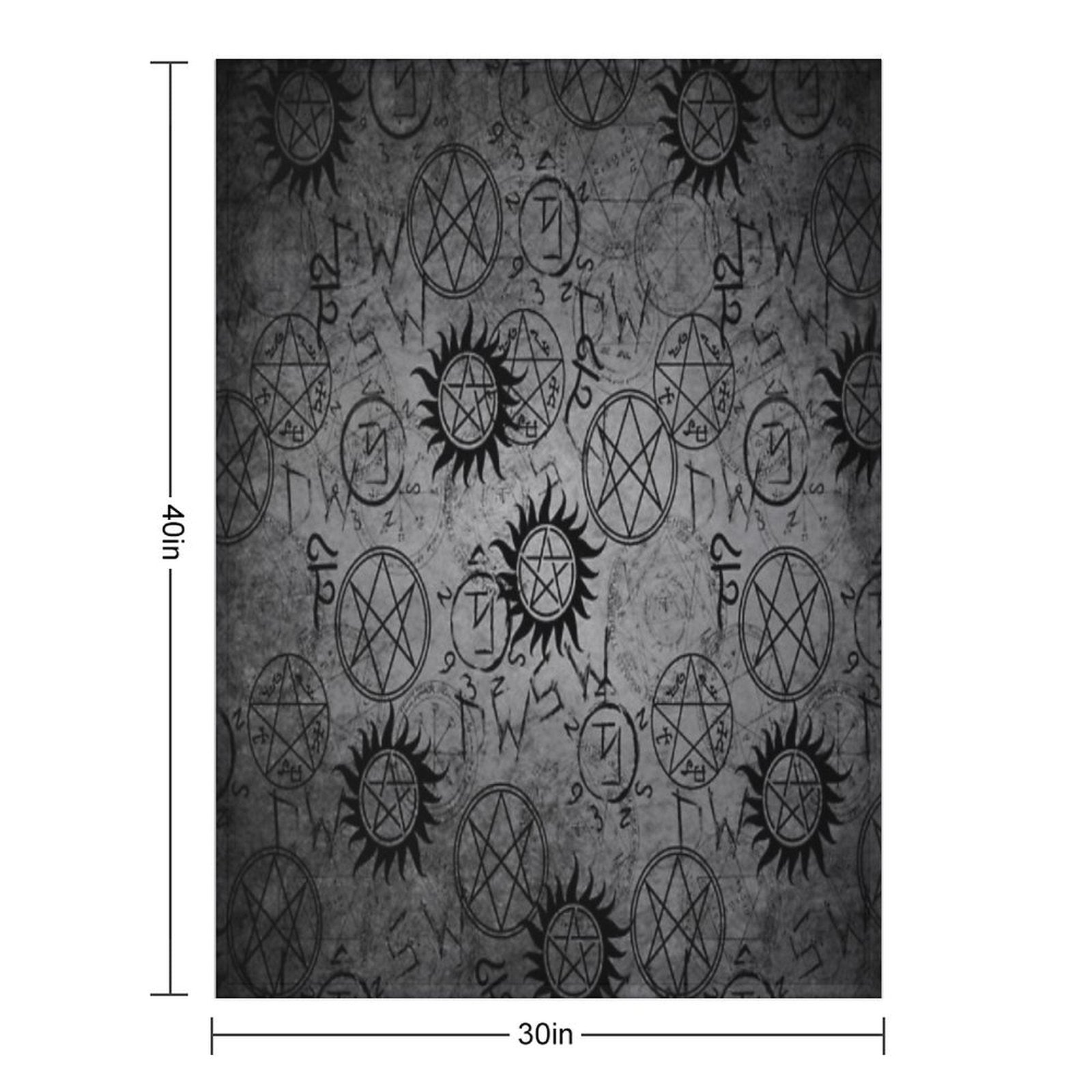 Supernatural Grey Throw Blanket