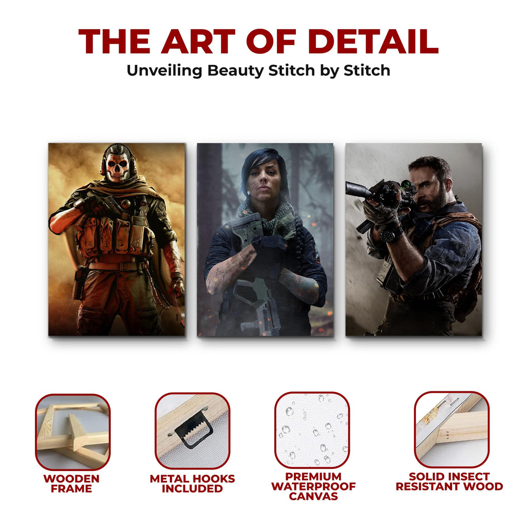 Call Of Duty Wall Canvas Set of 1
