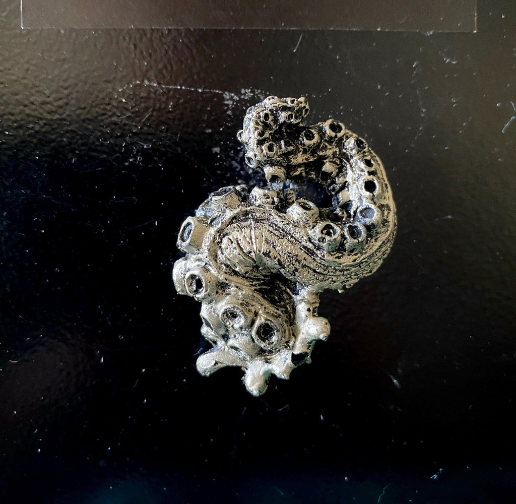 Kraken Tentacle Magnet, Pewter Finish