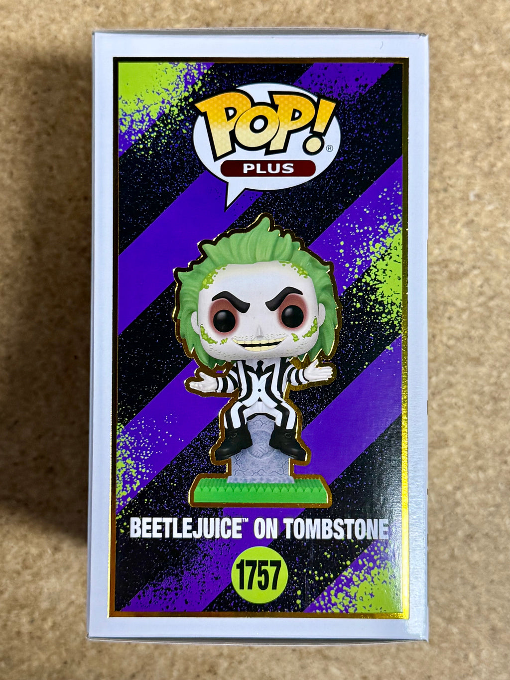 Funko Pop! Plus Movies Beetlejuice On Tombstone #1757 Beetlejuice 2024