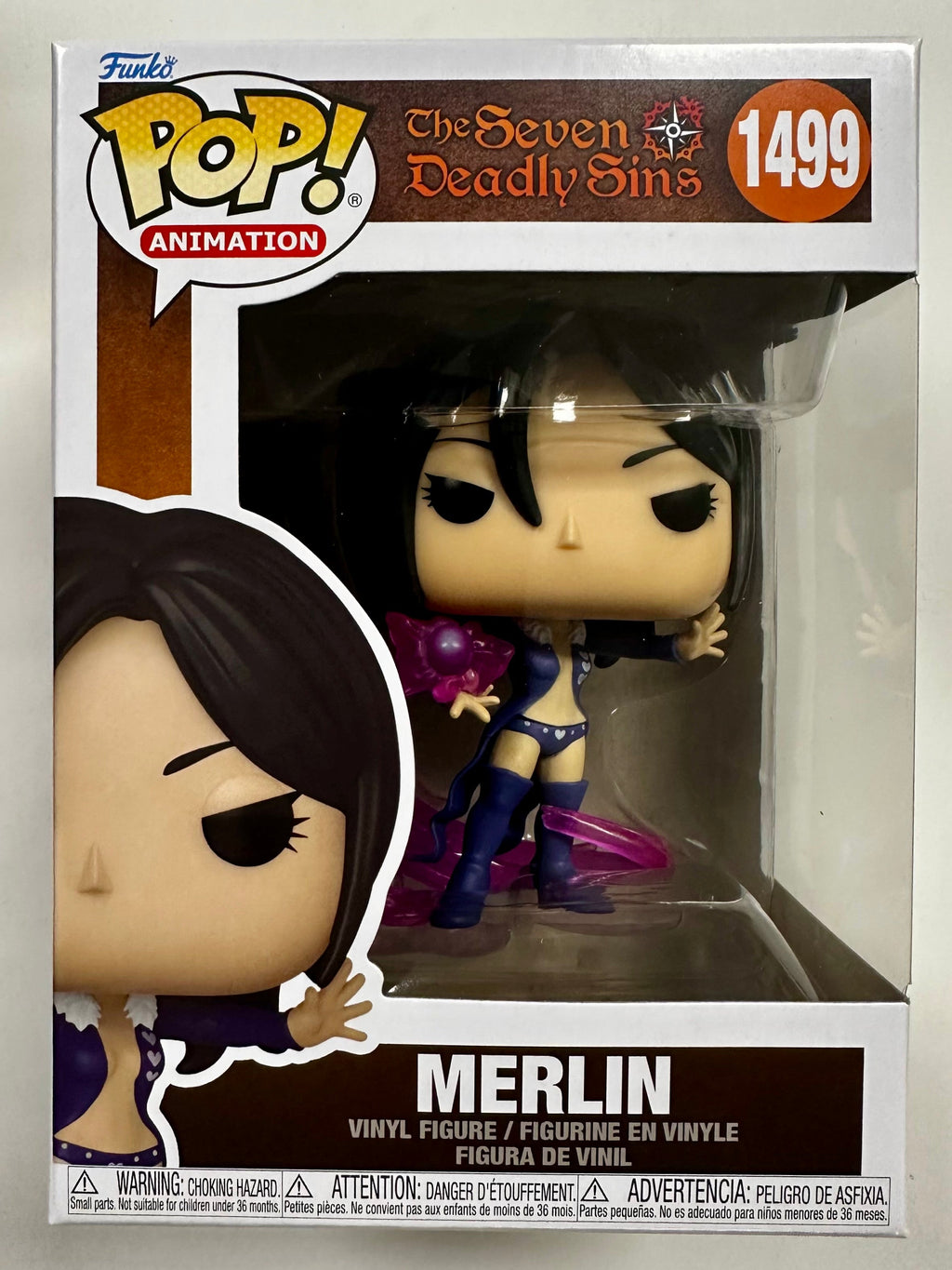 Funko Pop Animation Merlin #1499 Seven Deadly Sins 2023 Boar’s Sin Of Gluttony