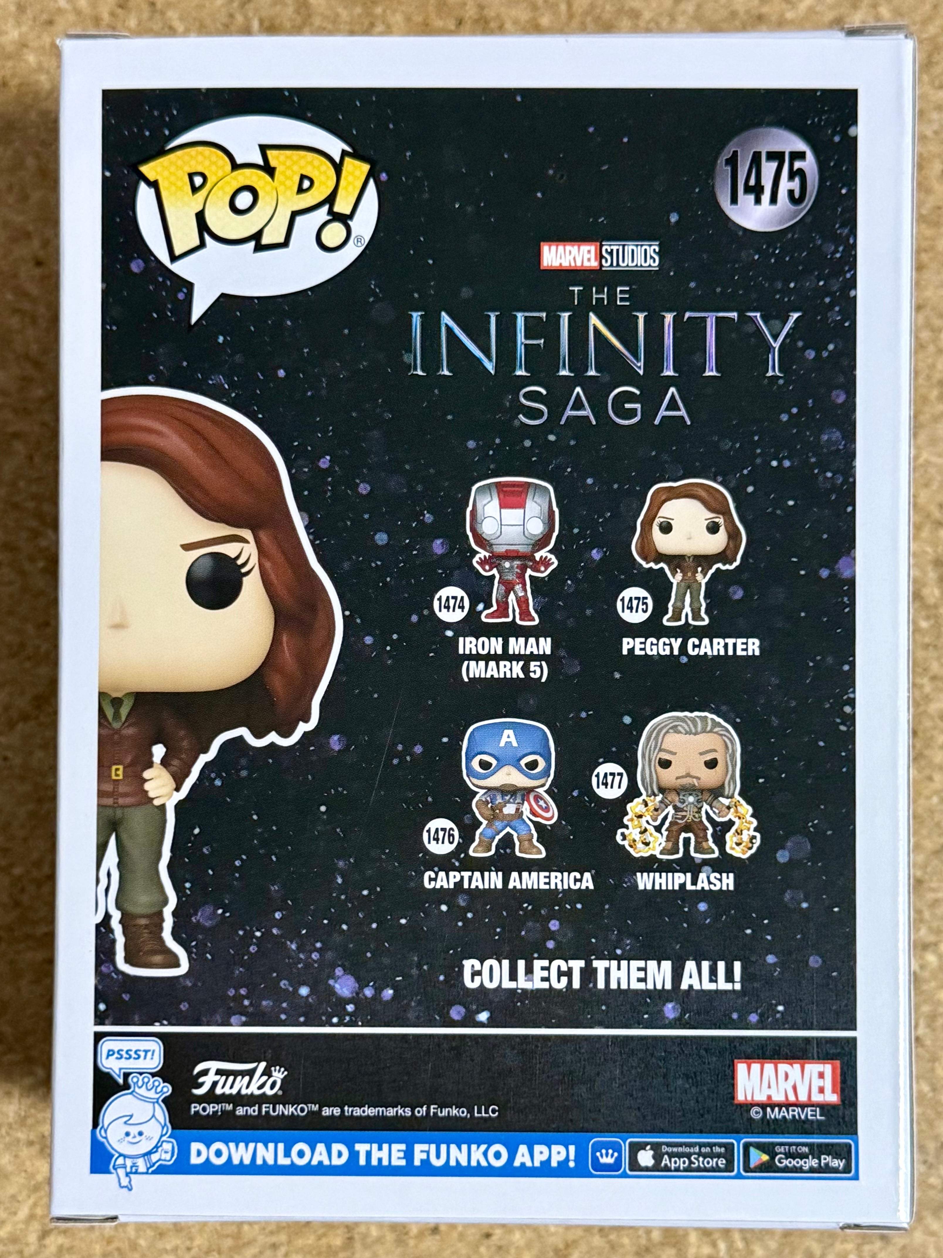 Funko Pop! Marvel Peggy Carter #1475 Marvel MCU Infinity Saga 2024
