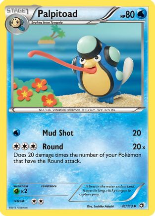 Palpitoad 041/113 - Legendary Treasures Reverse Holofoil
