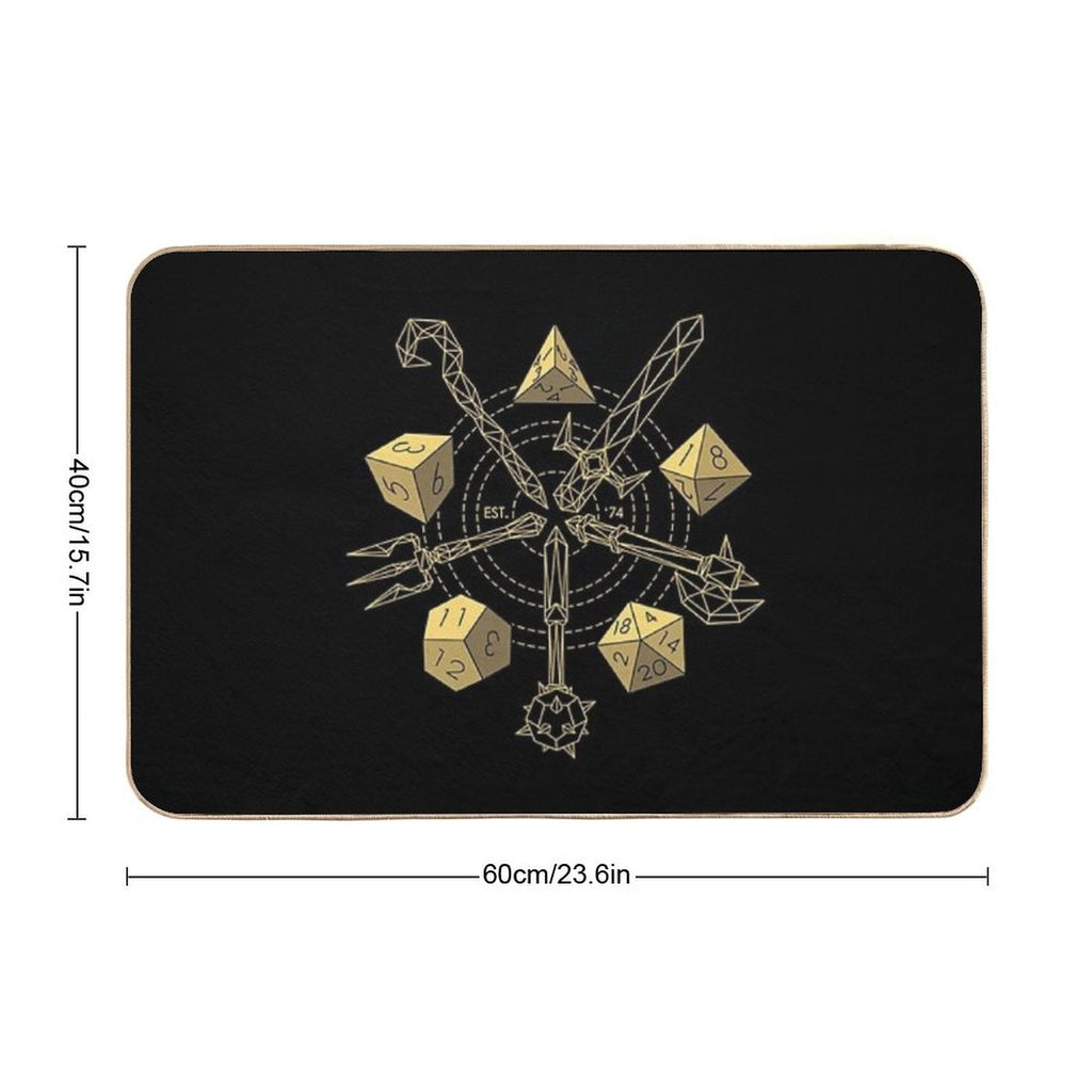 Dungeons & Dragons - Choose Your Weapon Bath Mat