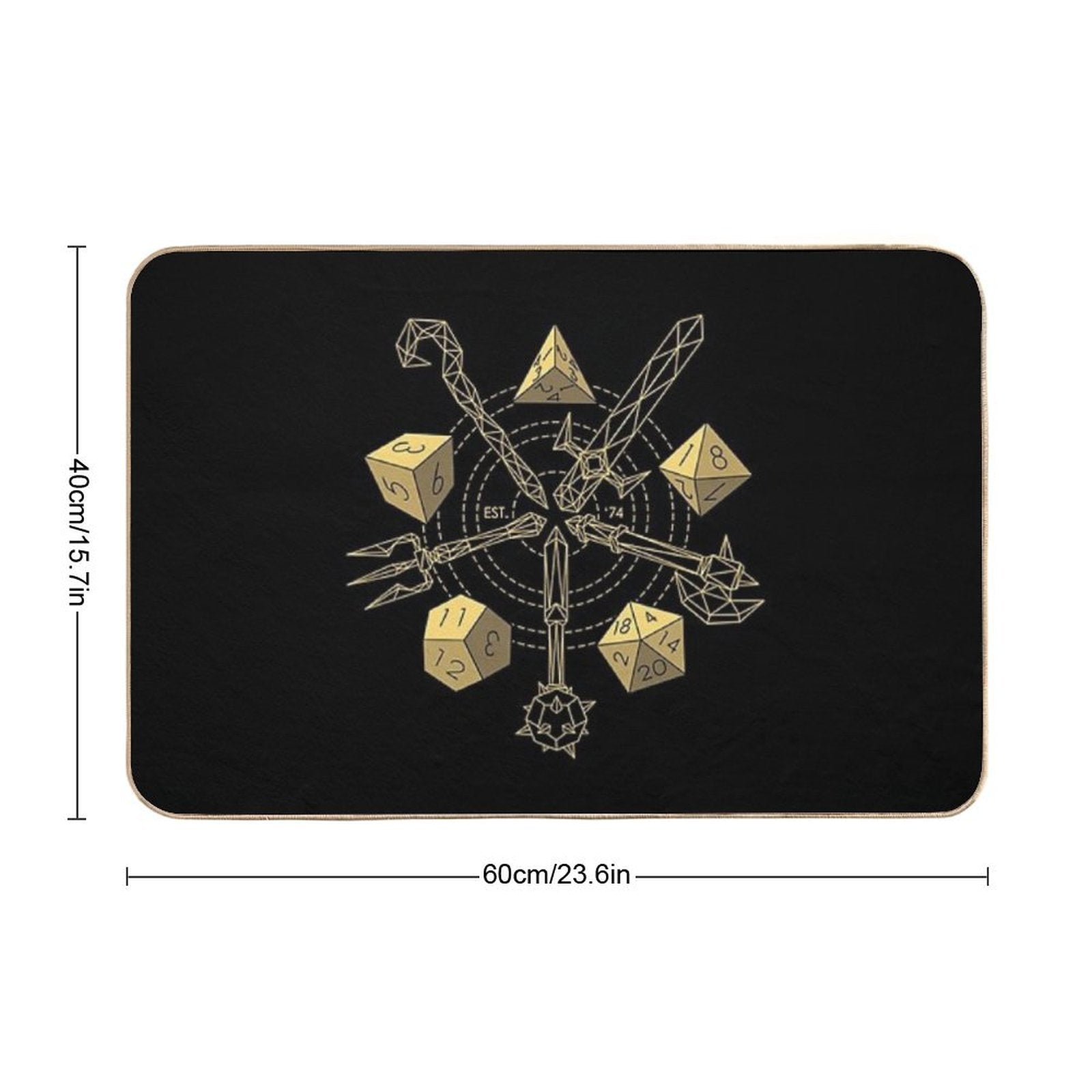 Dungeons & Dragons - Choose Your Weapon Bath Mat
