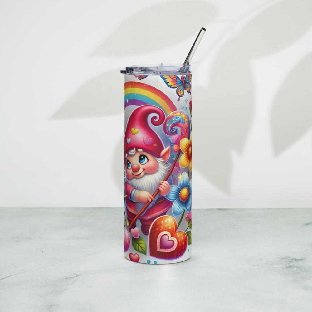 Valentine Gnomes Tumbler