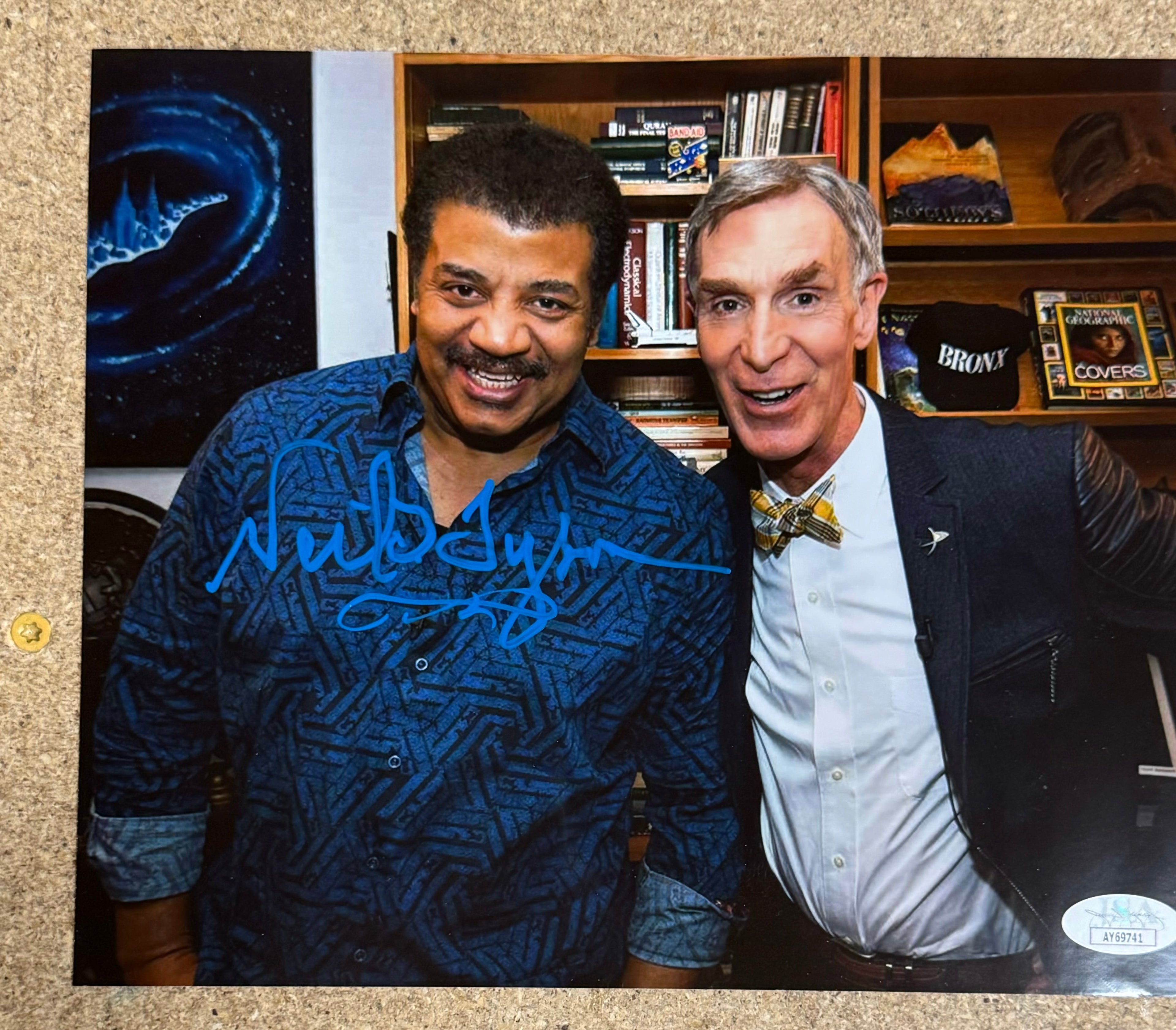 Neil DeGrasse Tyson Signed Astrophysicist & Writer 8x10 Photo With JSA COA