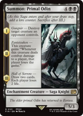 Summon: Primal Odin (FIN-121) - FINAL FANTASY: (enchantment) Foil