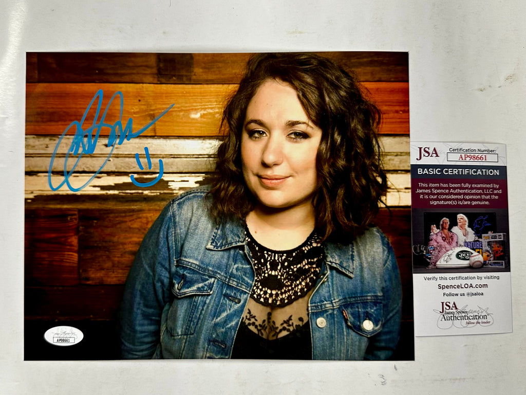 Comedian Liza Treyger Signed Law & Order SVU Podcast 8x10 Photo With JSA COA