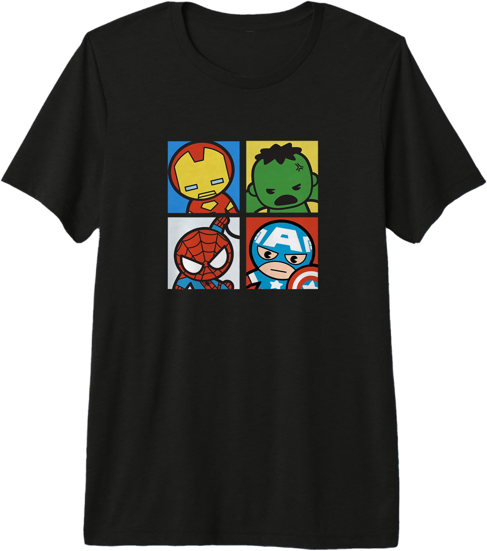 Marvel Kawaii Chibi Avengers Colorful Hoodie - Aesthetic Graphic Unisex