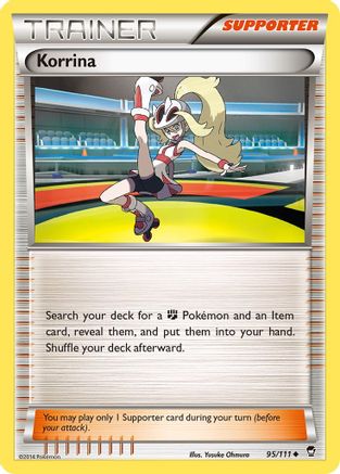 Korrina 095/111 - XY  Furious Fists