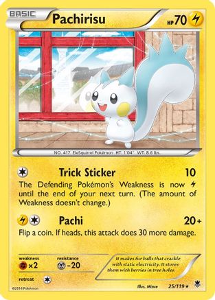 Pachirisu 025/119 - XY  Phantom Forces