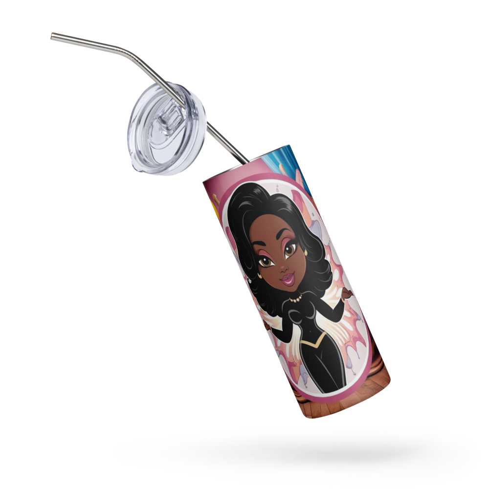 Her Power, Her Voice Metal Tumbler