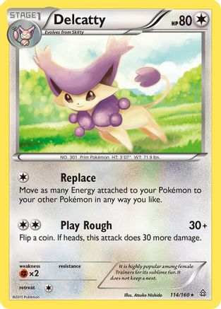 Delcatty 114/160 - XY  Primal Clash Reverse Holofoil