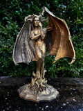 Lucifer Morning Star Statue | Mythological Deities Figurine | Fallen Angel Character Statue | Satan Altar Statue for Gothic Home Decor