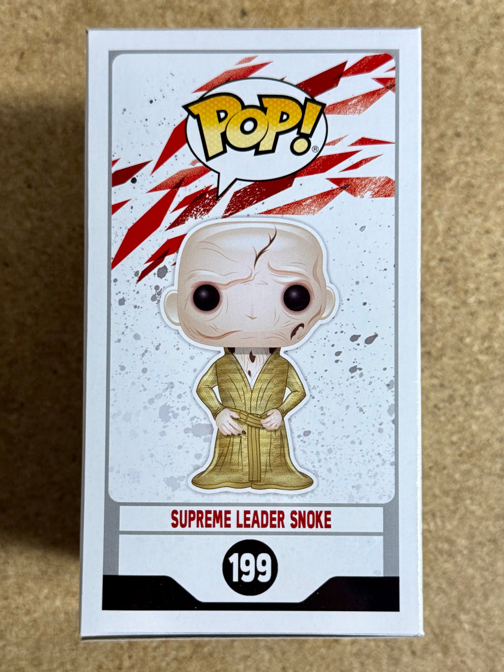 Andy Serkis Signed Star Wars Supreme Leader Snoke Funko Pop! #199 With JSA COA