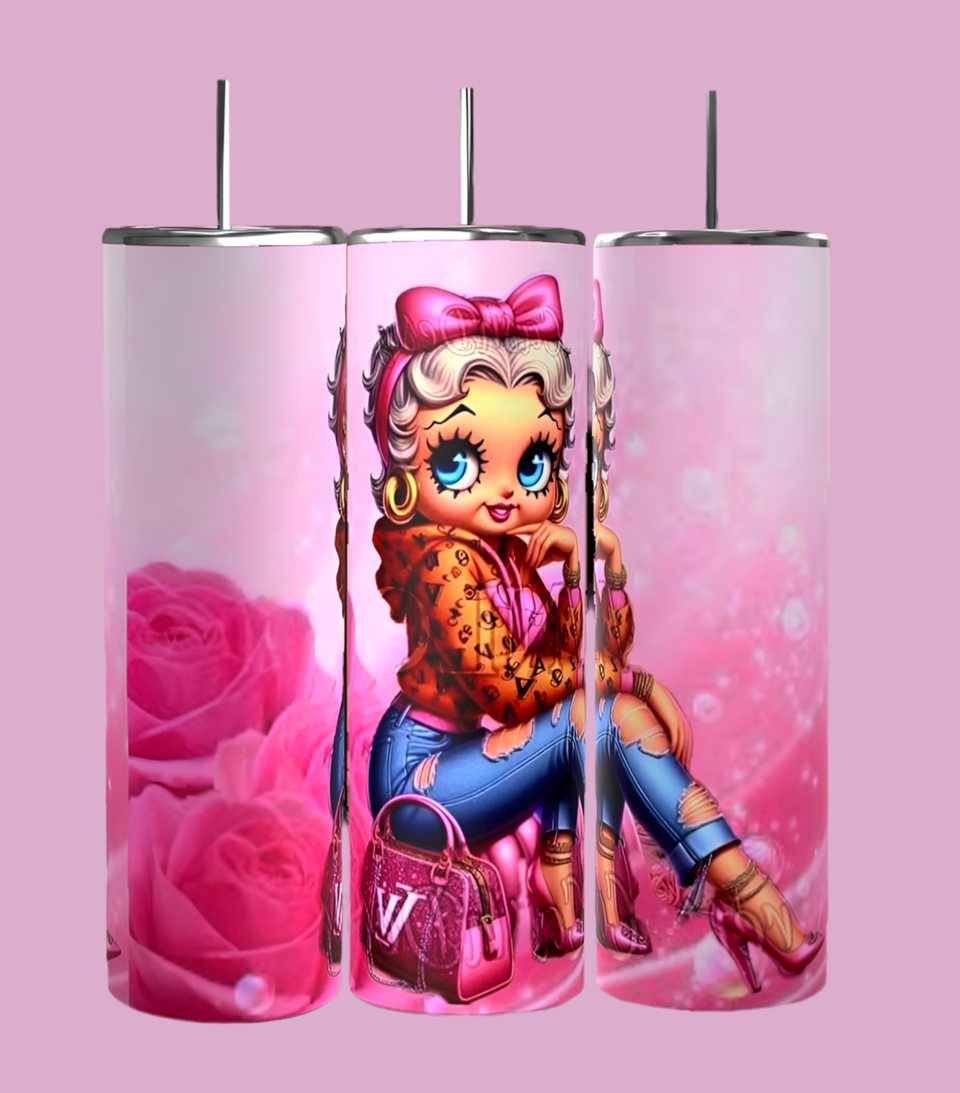 Betty B Bougie 20oz Skinny Tumbler