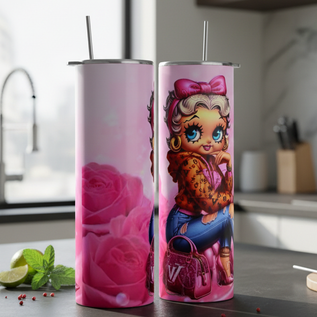 Betty B Bougie 20oz Skinny Tumbler