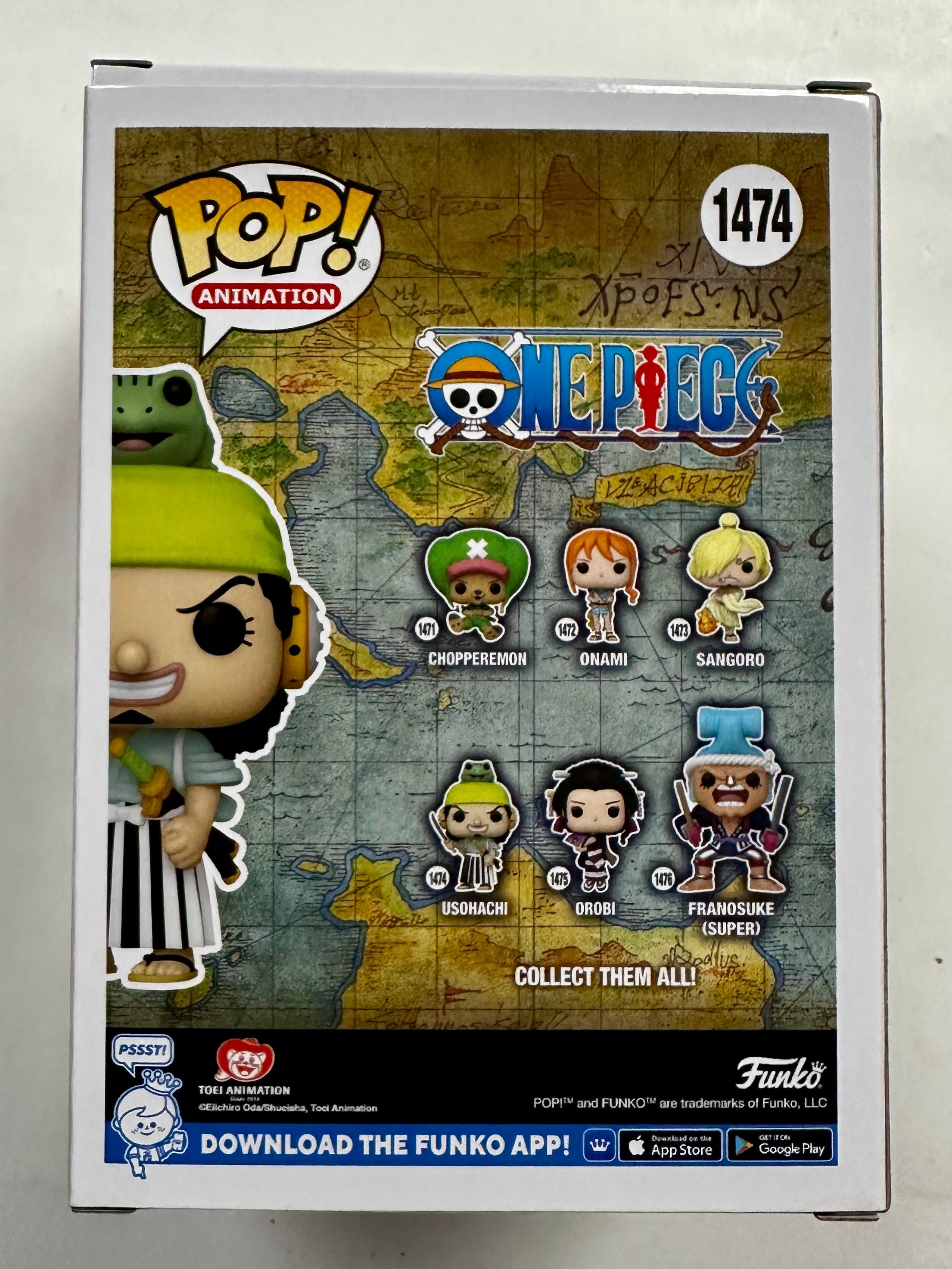 Funko Pop! Animation Usohachi (Wano) #1474 One Piece 2023 Straw Hat Pirates