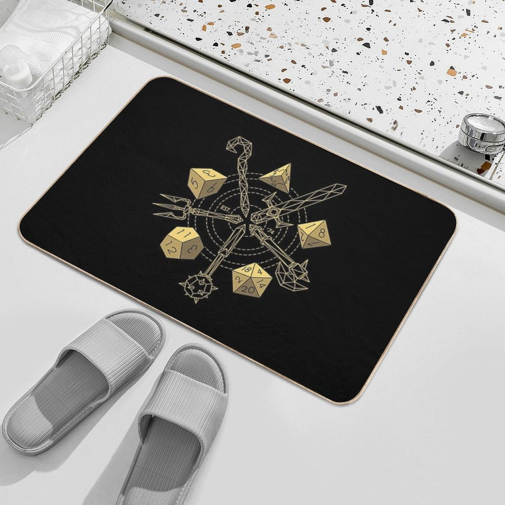 Dungeons & Dragons - Choose Your Weapon Bath Mat