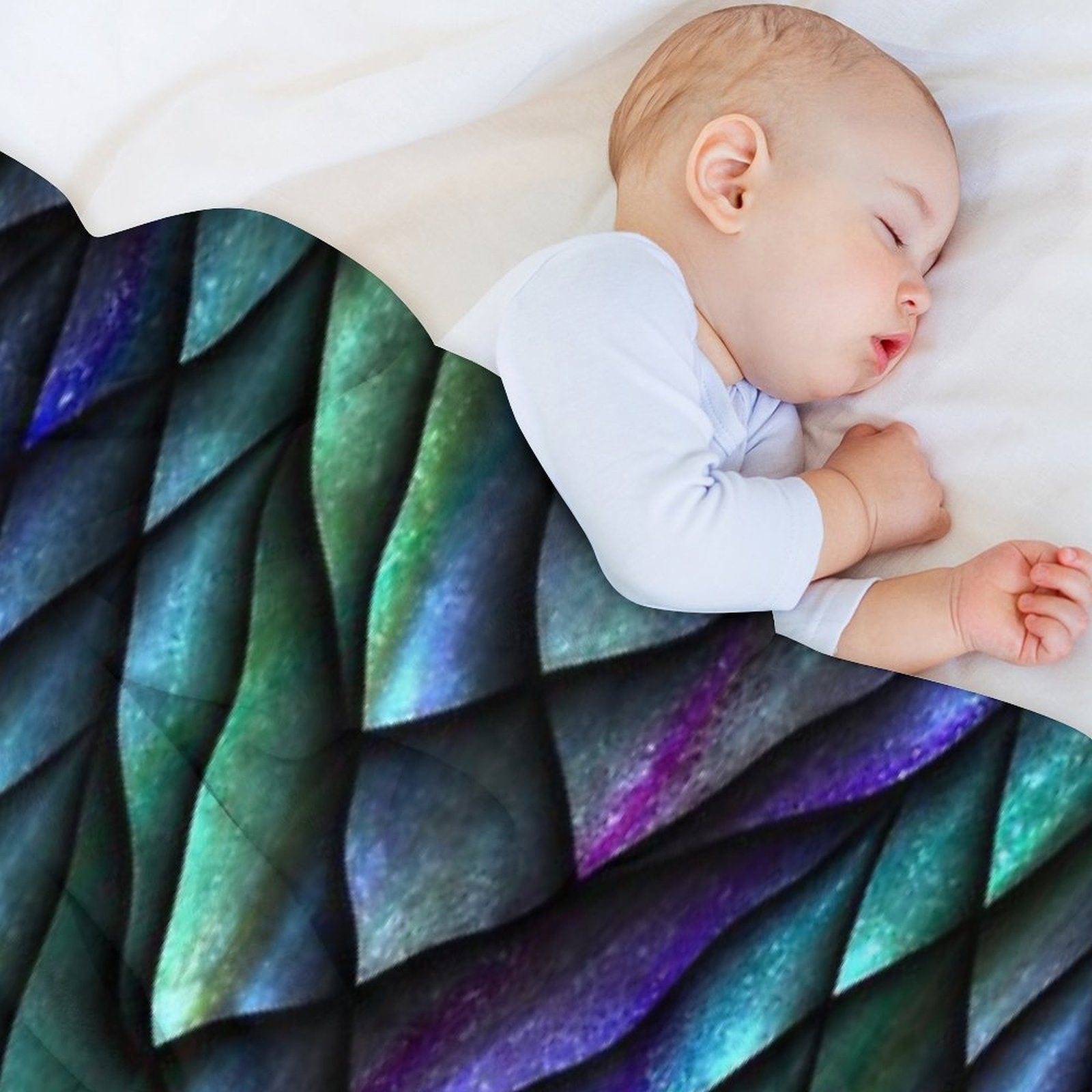 Dragon Scales Throw Blanket