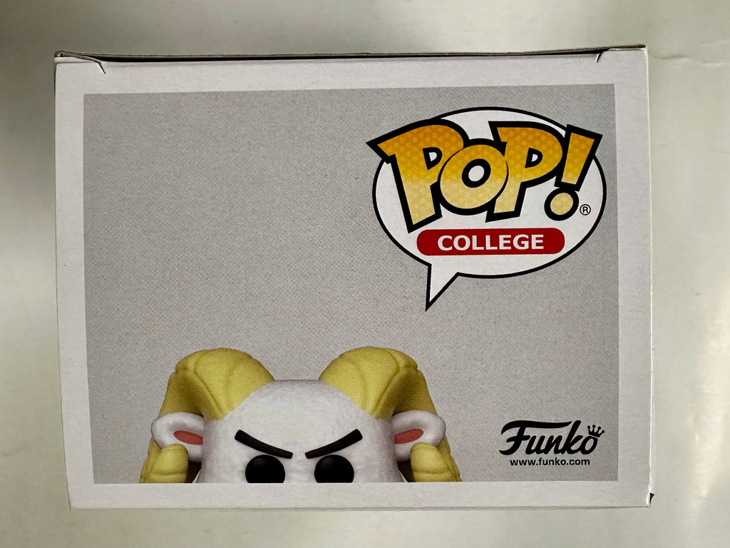 Coach Mack Brown Signed NCAA Ramses #18 UNC North Carolina Tar Heels Funko Pop With JSA COA