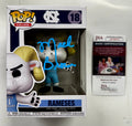 Coach Mack Brown Signed NCAA Ramses #18 UNC North Carolina Tar Heels Funko Pop With JSA COA