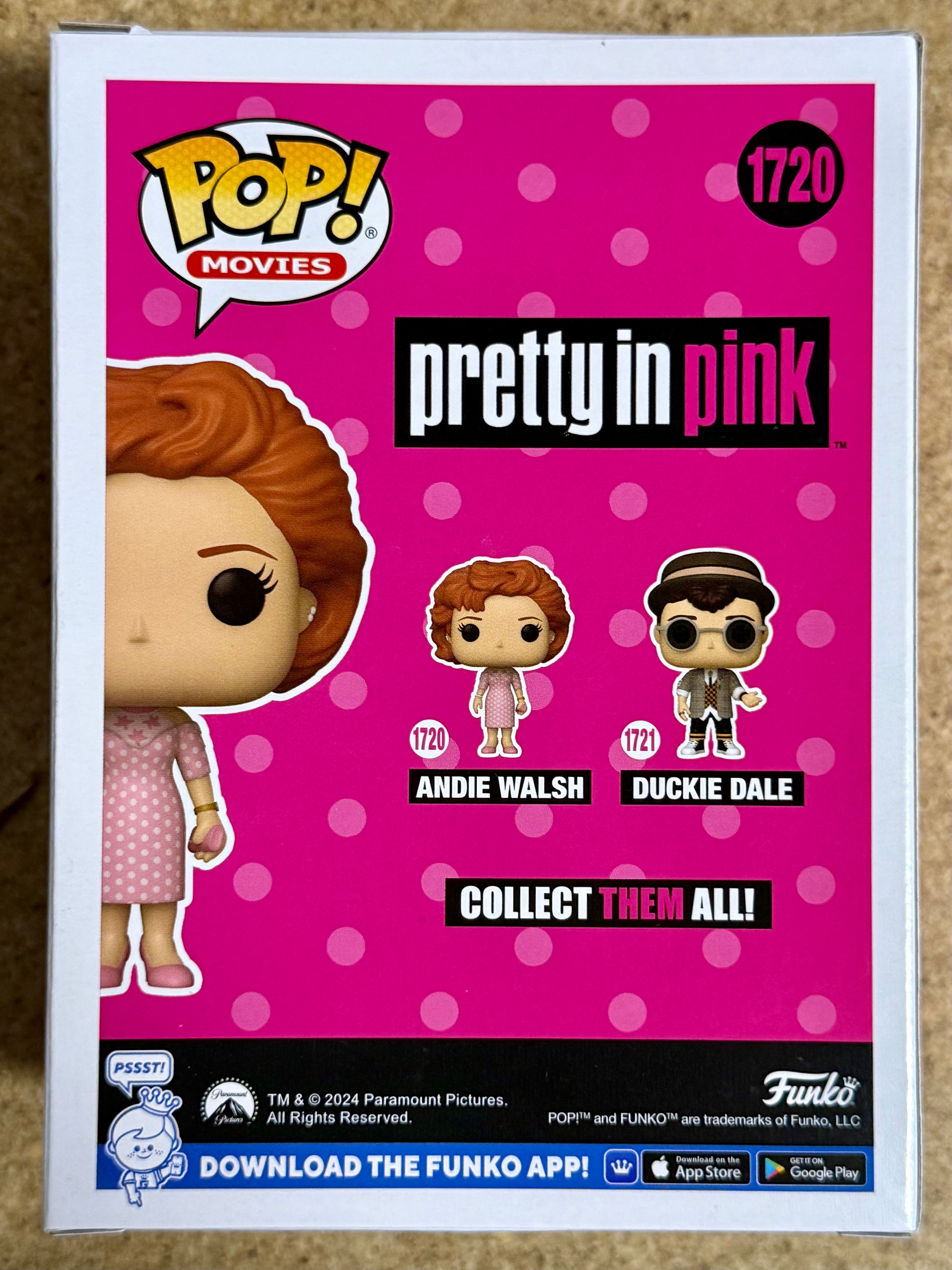 Funko Pop! Movies Andie Walsh #1720 Pretty In Pink 2024 John Hughes