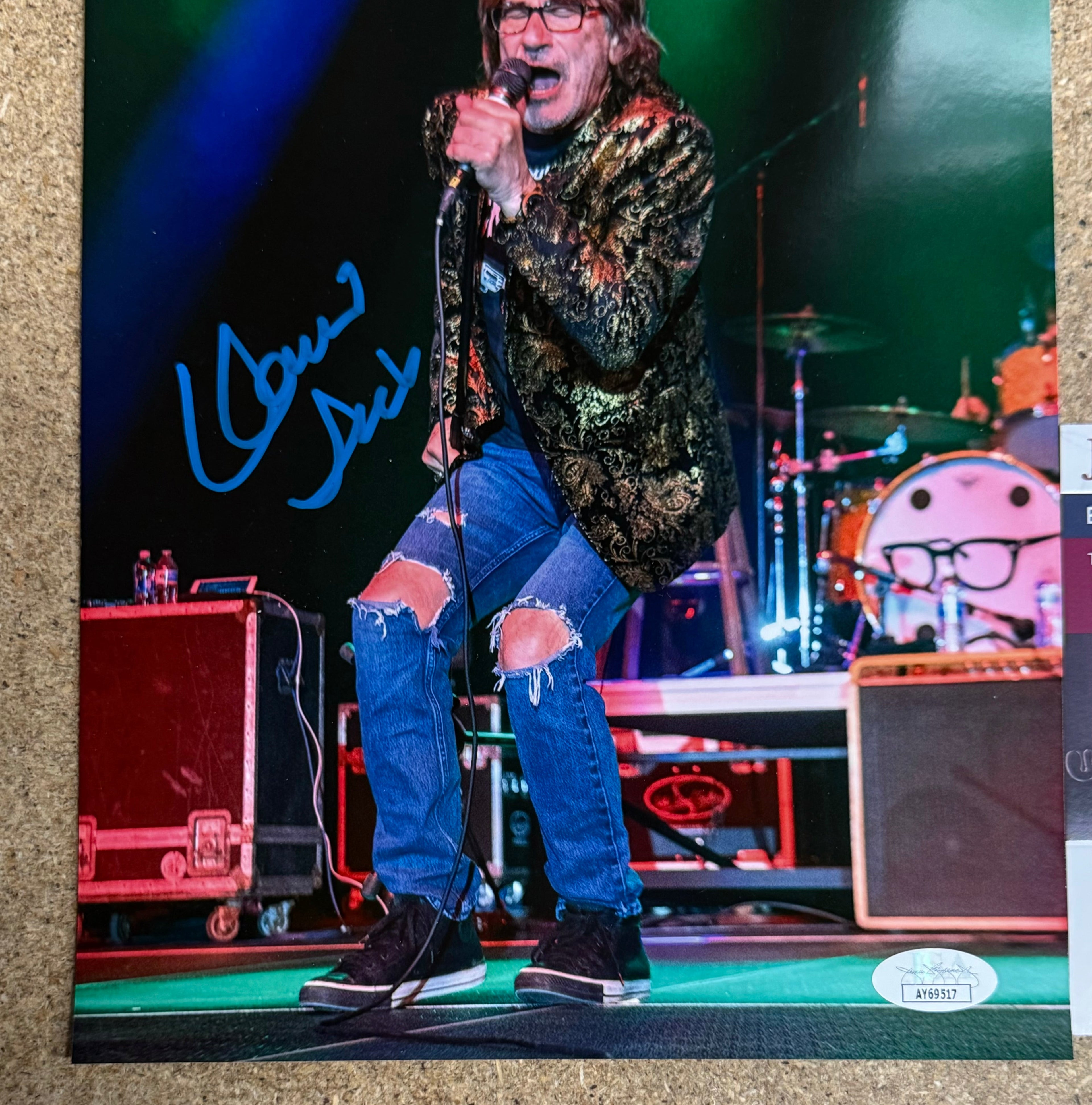 Pittsburgh Musician Donnie Iris “King Cool” Signed 8X10 Photo With JSA COA
