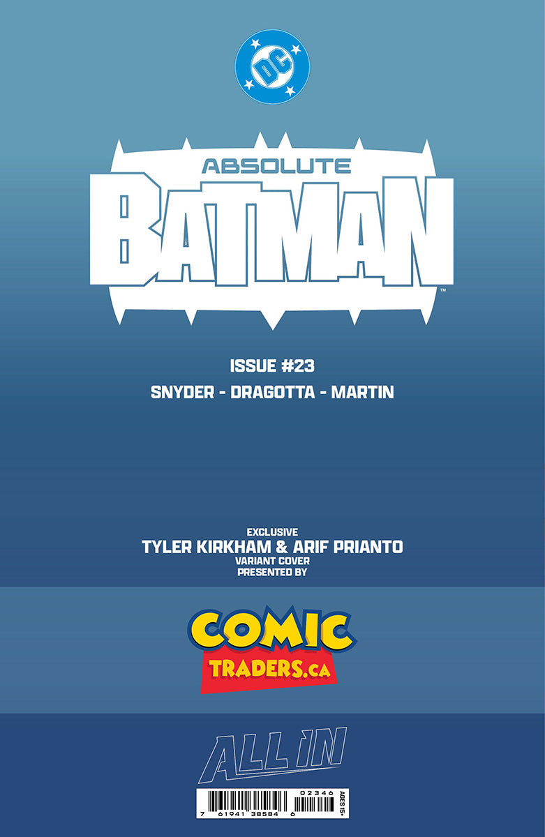 [FOIL] ABSOLUTE BATMAN #23 TYLER KIRKHAM CLAYFACE BATTLE DAMAGED EXCLUSIVE VIRGIN VAR (08/12/2026)