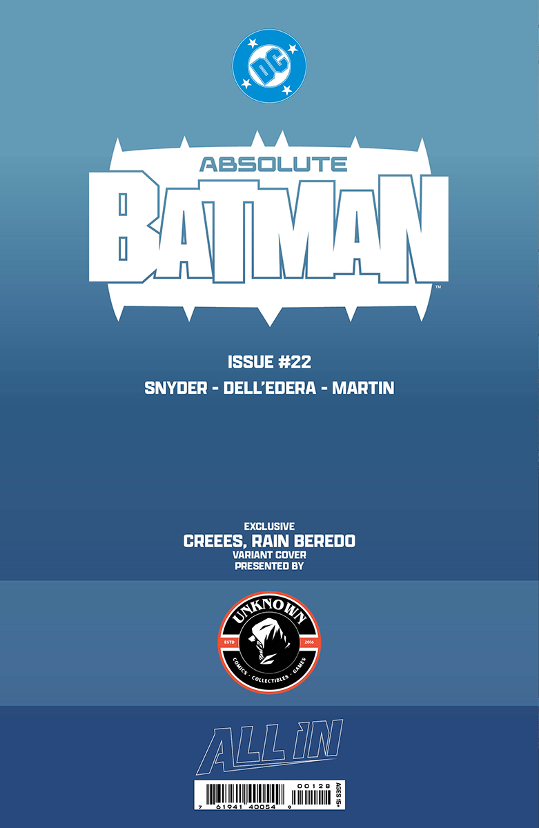 ABSOLUTE BATMAN #22 CREEES EXCLUSIVE VAR (07/08/2026)