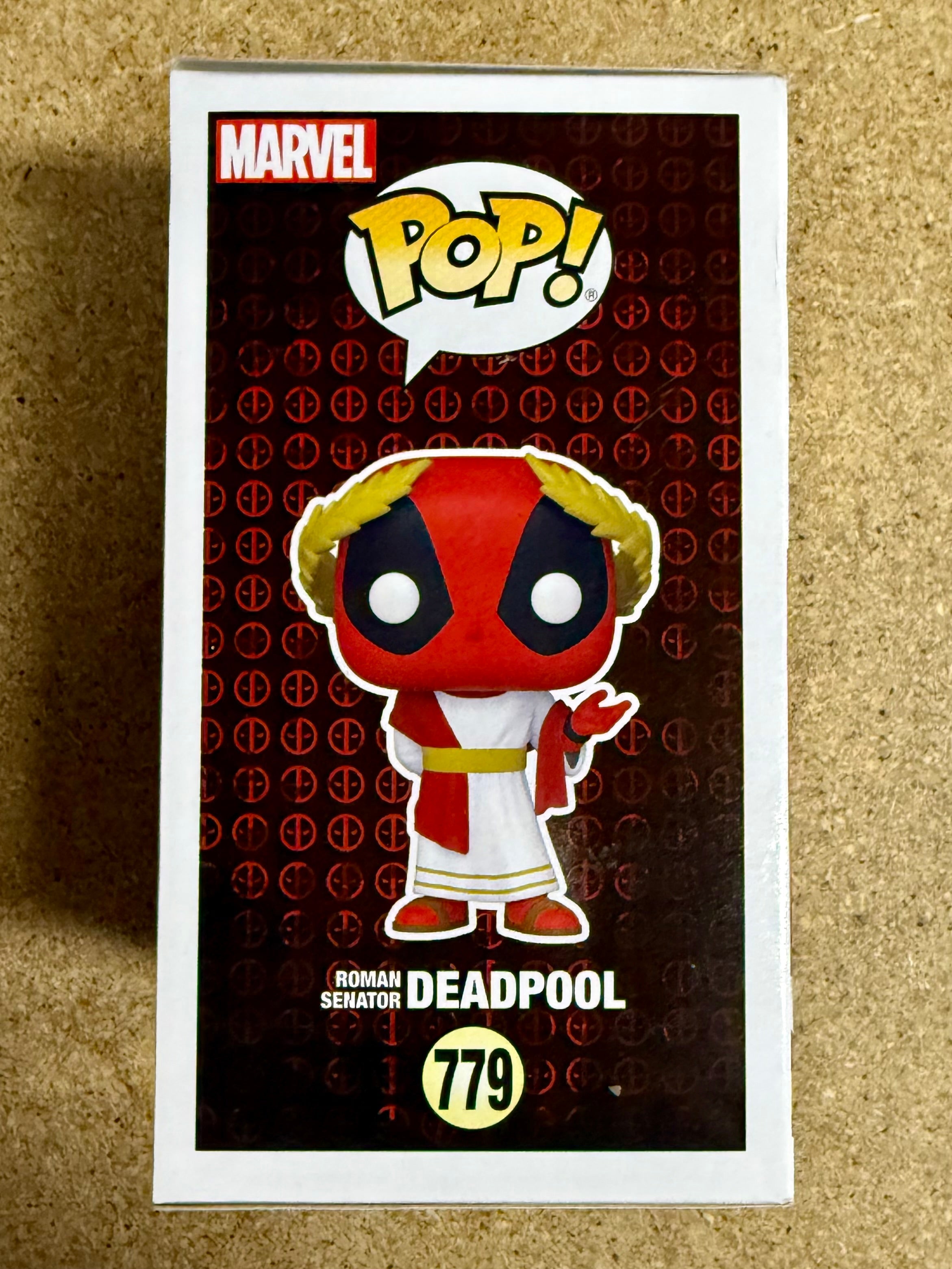 TJ Miller “Weasel” Signed Roman Senator Deadpool Funko Pop #779 With JSA COA