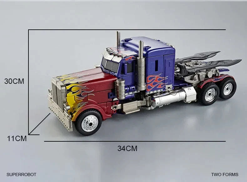 Optimus Prime and Bumblebee Autobots Anime Figures, Transformation Robot Toys 30 CM
