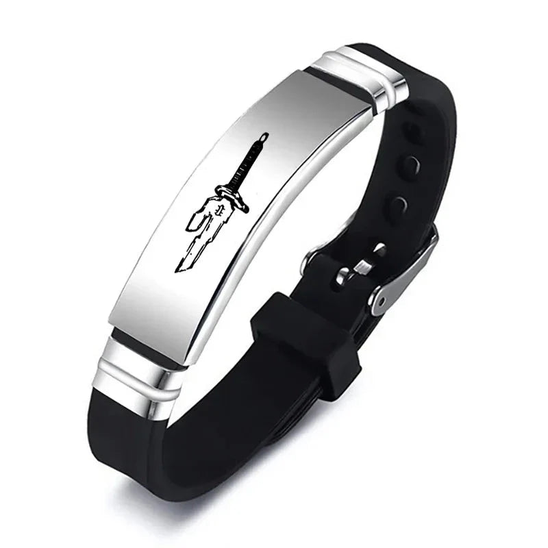 Anime Stainless Steel Bracelet Jujutsu Kaisen Fushiguro Toji Inverted Spear of Heaven Cosplay