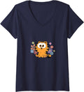 Womens Garfield Too To Care Chibi T-Shirt - Novelty Apparel Men Women
